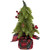 Mini Downswept Pine Artificial Christmas Trees with Pine Cones - 9" - Set of 3 - IMAGE 3