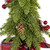 Mini Downswept Pine Artificial Christmas Trees with Pine Cones - 9" - Set of 3 - IMAGE 5