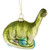 4" Glittered Brontosaurus Dinosaur Glass Christmas Ornament - IMAGE 3