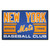 1.5' x 2.5' MLB New York Mets Rectangular Mat Rug - IMAGE 1