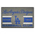 1.5' x 2.5' MLB Los Angeles Dodgers Rectangular Mat Rug - IMAGE 1