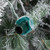 Pre-Lit Snowy Bristle Pine Artificial Christmas Tree - 7' - Warm White LED Lights