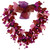 Glittered Hearts and Berries Valentine's Day Twig Wreath - 20" - IMAGE 1