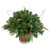 LED Lighted Red Berries and Mixed Pine Hanging Christmas Basket - 18" - IMAGE 2