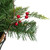 LED Lighted Red Berries and Mixed Pine Hanging Christmas Basket - 18" - IMAGE 6