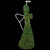 Lighted Commercial Topiary Angel Outdoor Christmas Decoration - 6.5' - Warm White LED Lights - IMAGE 1