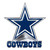 3.25” NFL Dallas Cowboys Embossed Automotive Emblem - IMAGE 1