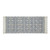2.25' x 6' Blue and Beige Diamond Textured Hand Loomed Rectangular Rug Runner - IMAGE 1