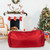 57" Red Artificial Christmas Tree Rolling Storage Bag For Trees Up to 9ft - IMAGE 2