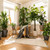 17" Glossy Gray Round Classico Planter with Water Reservoir - IMAGE 4