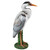 18" Heron Coastal Bird Outdoor Garden Statue - IMAGE 1