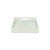 16" White Silver Shagreen Rectangular Mirrored Tray - IMAGE 5