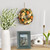 Mixed Floral Artificial Mini Spring Wreath - 10" - Beige and Peach - IMAGE 1