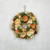 Mixed Floral Artificial Mini Spring Wreath - 10" - Beige and Peach