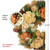 Mixed Floral Artificial Mini Spring Wreath - 10" - Beige and Peach