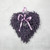 Artificial Lavender Heart Spring Wreath - 17.5" - IMAGE 6