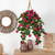 2.5' Artificial Pink Bougainvillea Silk Plant with Hanging Basket - IMAGE 2