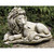 20" Lion and Lamb Outdoor Garden Statue - IMAGE 1