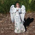 13.25" Memorial Angel with Dove Outdoor Garden Statue - IMAGE 1