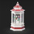 10.5" LED Lighted Gazebo Christmas Tabletop Decoration - IMAGE 1