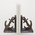 "Love Anchors the Soul" Bookends - 7.5" - Bronze Tone - Set of 2 - IMAGE 1