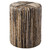 17.5" Beige and Gray Contemporary Accent Stool - IMAGE 1
