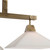 3-Light Linear Ceiling Chandelier - 43.75" - Brass Finish - IMAGE 4