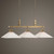 3-Light Linear Ceiling Chandelier - 43.75" - Brass Finish - IMAGE 5