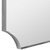 Nickel Scalloped Corner Wall Mirror - 40" - Silver - IMAGE 3