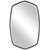 Hand Forged Curved Frame Wall Mirror - 36.25" - IMAGE 1