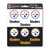 12ct NFL Pittsburgh Steelers Automotive Mini Decal Stickers 6.25” - IMAGE 1