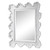 Sea Coral Beveled Rectangular Wall Mirror - 34” - White and Clear