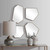 Petite Metal Framed Wall Mirrors - 19.75'' - Antique Gold - Set of 4 - IMAGE 3