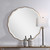 42” Gold and Silver Contemporary Round Mirror - IMAGE 5