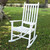 3.75' Classic White Stained Traditional Rocker Chair - IMAGE 3