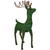 Lighted Commercial Standing Topiary Reindeer Outdoor Christmas Decoration - 6.5' - Warm White LED Lights
