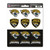 12ct NFL Jacksonville Jaguars Automotive Mini Decal Stickers 6.25” - IMAGE 1