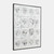Handpainted Hearts Framed Canvas Wall Art - 48" x 36" - IMAGE 4