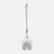 Rainbow Hanging Bell - 4" - White and Green - IMAGE 1