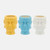 Buddha Citronella Scented Wax Candle - 9" - Multi-Colored - Set of 3 - IMAGE 1