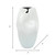 Abstract Ceramic Vase - 14" - White - IMAGE 2
