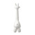 Solid Balloon Style Ceramic Giraffe Tabletop Figurine - 13" - White - IMAGE 4