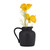 Ceramic Pitcher Tabletop Vase - 5.25" - Black - IMAGE 2