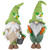 Gardening Gnomes Easter Figurines - 15" - Green and White - Set of 2 - IMAGE 1