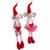 Mice with "Love" and "XOXO" Heart Pillows Valentine's Day Figures - 20" - Set of 2 - IMAGE 5
