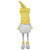 Sitting Bunny Gnome Easter Figurine - 20" - Yellow - IMAGE 5
