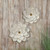 Multi layered Flower Wall Decoration - 17" - White and Gold - IMAGE 2