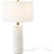 Natural Marble Table Lamp - 22" - White - IMAGE 5