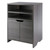 Open Shelf Storage Cabinet - 26.25" - Charcoal Gray - IMAGE 1