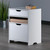 File Cabinet with Open Shelf and Drawer - 26.25" - White - IMAGE 1